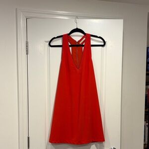 Alice + Olivia Vibrant Red Racerback Dress